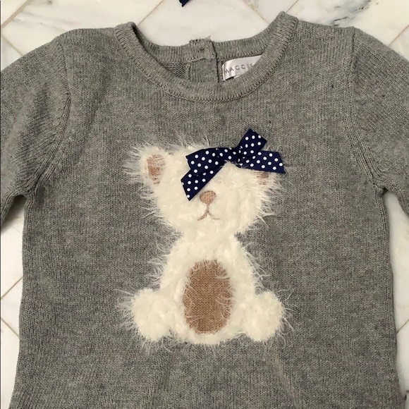 Girls Sweater dress with matching beret - Picture 2 of 5